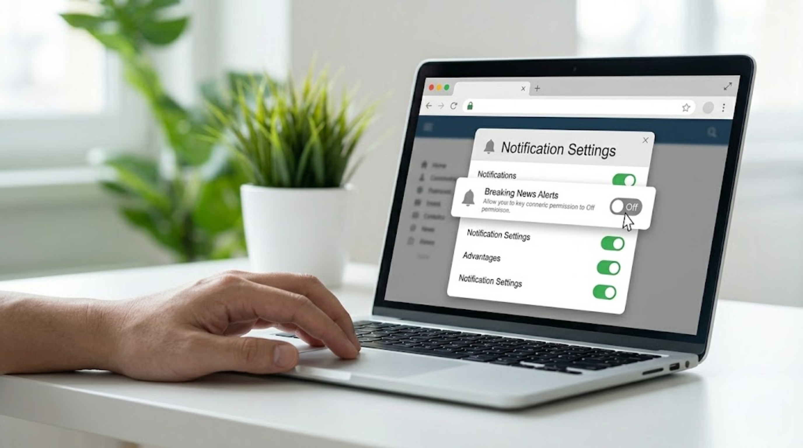 Managing browser notifications and performance